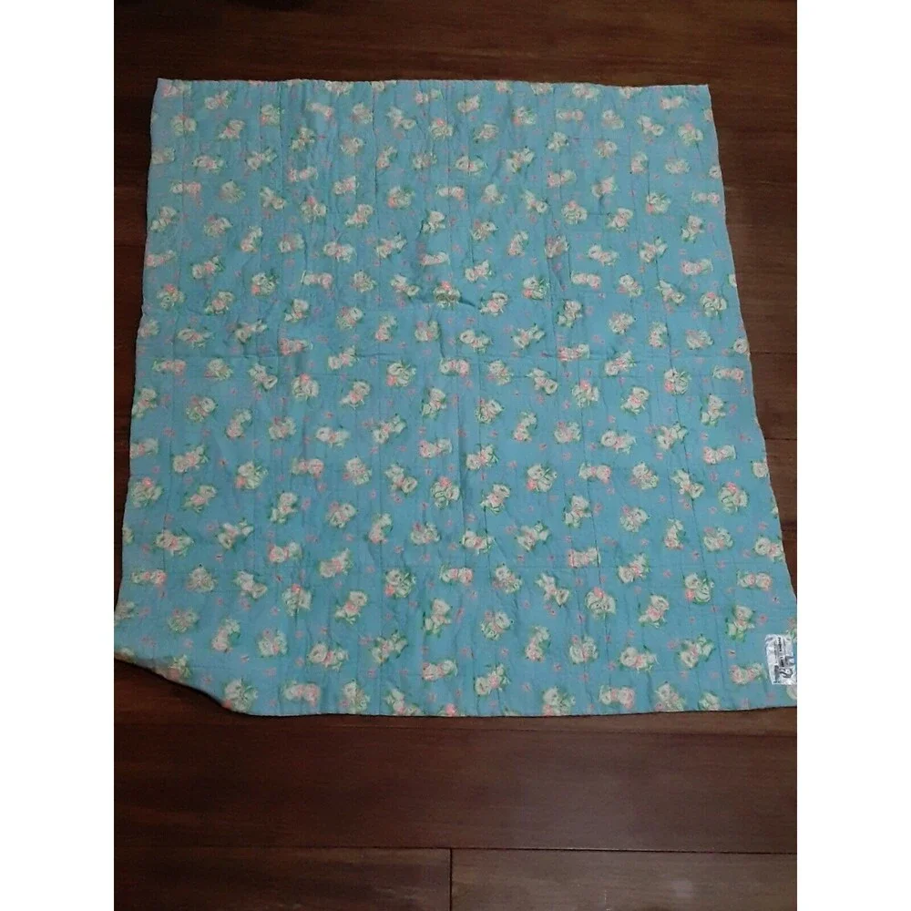 Vintage Quilt P.L Baby Blanket, Multicolor, Cats, 36